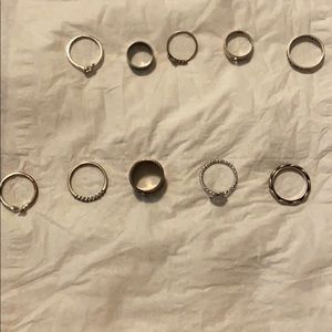 Ten Silver Rings